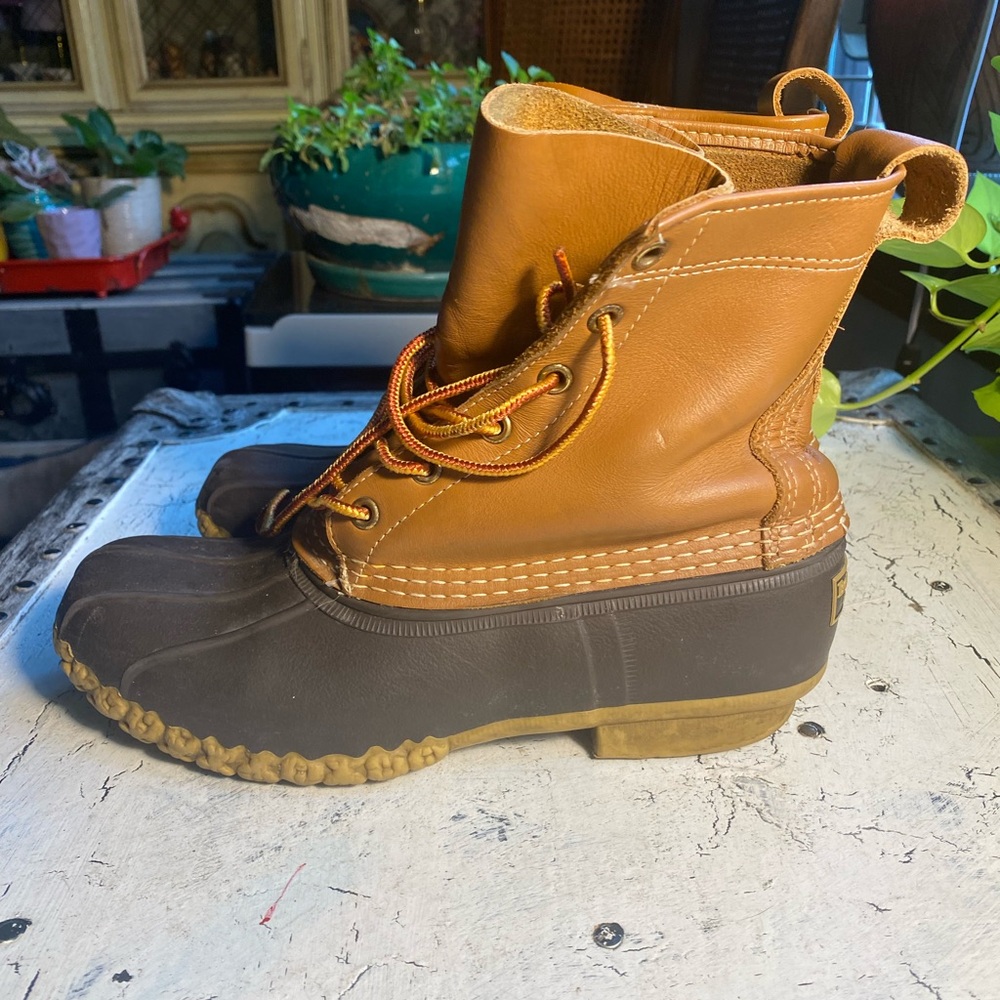 LLBean Duck Boots Men’s 6 Brown